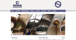 Desktop Screenshot of engecol-pa.com.br